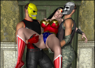 Картинка lordsnot 3д+графика фантазия+ fantasy взгляд девушка парни фон