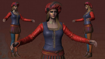 Картинка 3д+графика люди+ people фон взгляд девушка