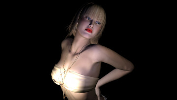 Картинка 3д+графика люди+ people фон взгляд девушка