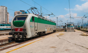 Картинка техника электровозы состав локомотив рельсы дорога железная