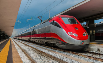 Картинка техника электровозы локомотив железная дорога рельсы состав