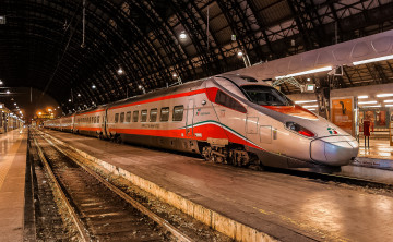 Картинка техника поезда локомотив рельсы дорога железная состав