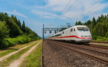 Картинка техника электровозы рельсы дорога состав локомотив железная