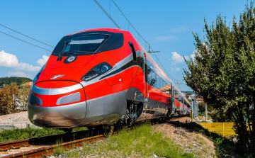 Картинка техника поезда состав рельсы дорога локомотив железная