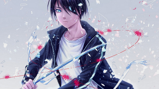 Обои картинки фото разное, арты, бездомный, бог, Ято, арт