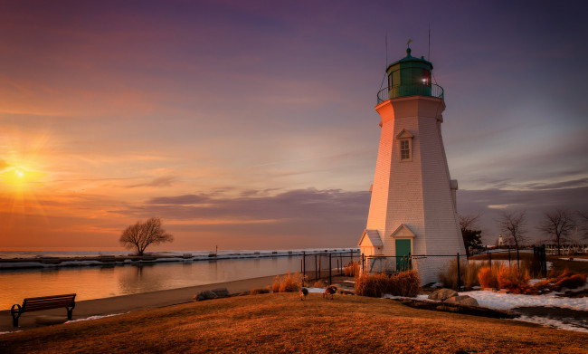 Обои картинки фото природа, маяки, маяк, побережье