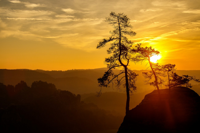 Обои картинки фото природа, восходы, закаты, рассвет