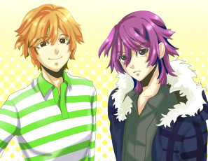 Картинка аниме shiki парни