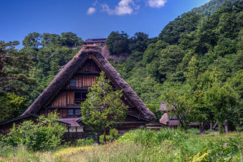 Картинка города -+здания +дома японская деревня