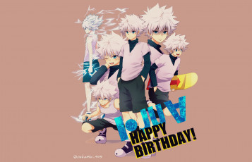 Картинка аниме hunter+x+hunter killua zoldyck