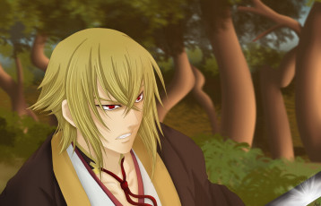 Картинка аниме hakuouki kazama chikage