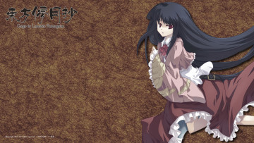 Картинка аниме touhou фон взгляд девушка
