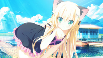 Картинка аниме unknown +другое фон взгляд девушка