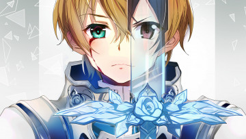 Картинка sword+art+online аниме фон взгляд девушка