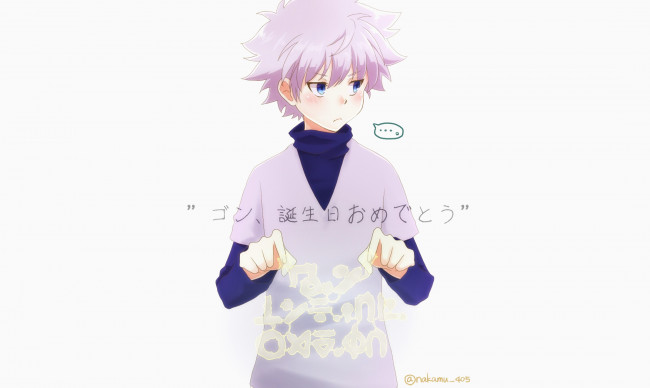 Обои картинки фото аниме, hunter x hunter, killua, zoldyck