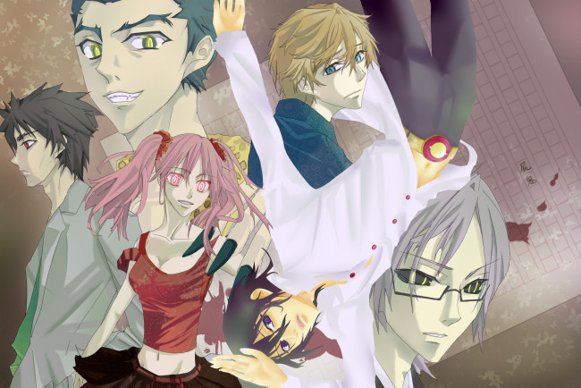 Обои картинки фото аниме, shiki, персонажи