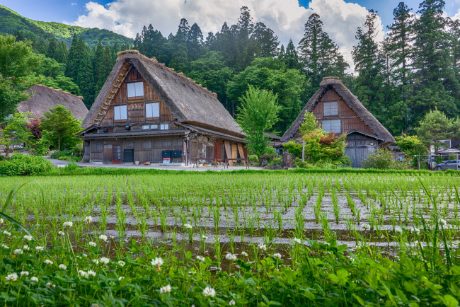 Обои картинки фото города, - здания,  дома, японская, деревня