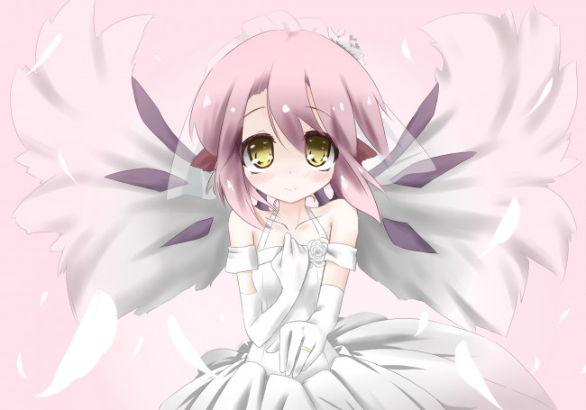 Обои картинки фото аниме, touhou, фон, взгляд, девушка