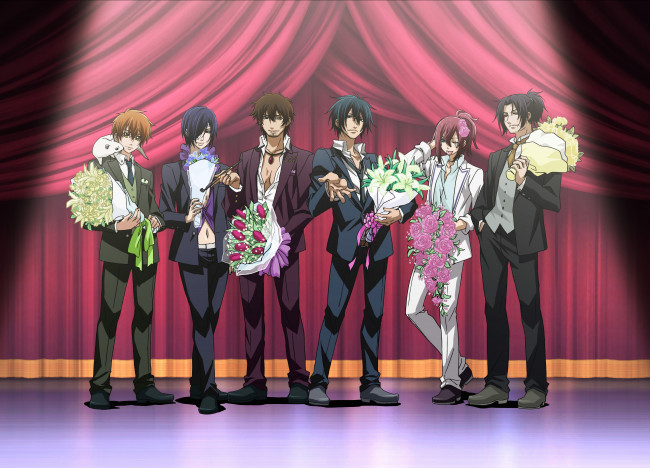 Обои картинки фото аниме, brave 10, персонажи