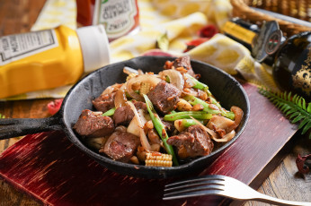 Картинка еда мясные+блюда зелень мясное блюдо