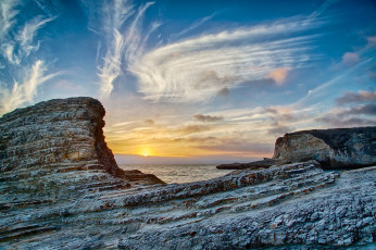 Картинка природа восходы закаты простор