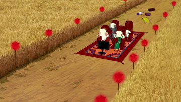 Картинка мультфильмы иван+царевич+и+серый+волк+3 злак чемодан кресло ковер растения фонарь