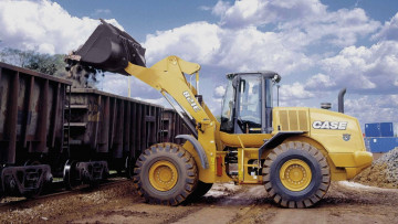 Картинка техника фронтальные+погрузчики case