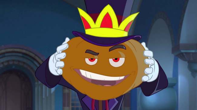 Обои картинки фото мультфильмы, иван царевич и серый волк 3, эмоции, корона, тыква