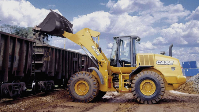 Обои картинки фото техника, фронтальные погрузчики, case