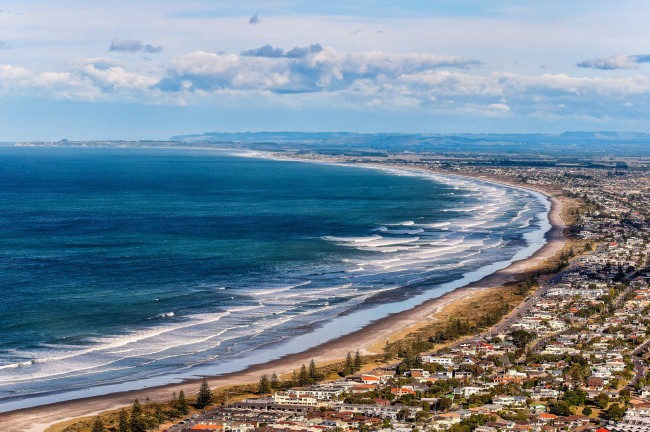 Обои картинки фото mount maunganui beach, города, - панорамы, пляж, побережье