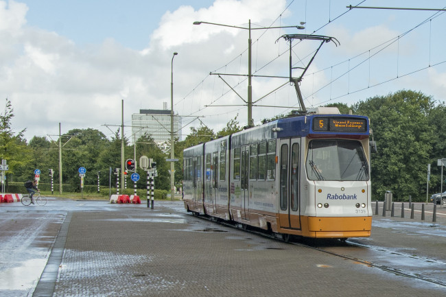 Обои картинки фото техника, трамваи, рельсы, трамвай