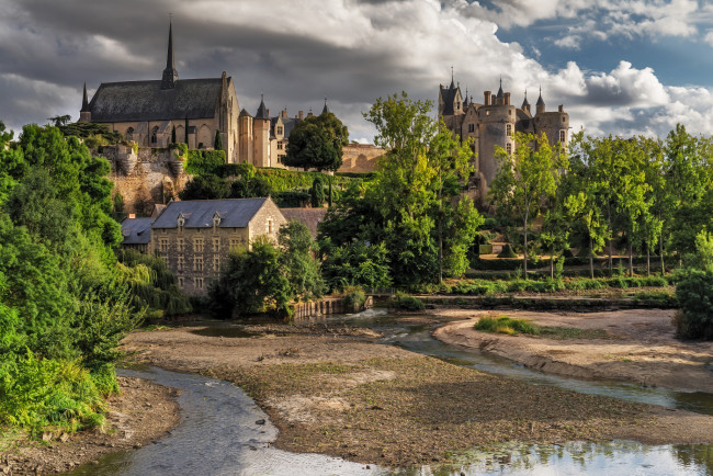 Обои картинки фото montreuil-bellay, города, - пейзажи, городок