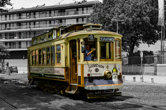 Обои картинки фото техника, трамваи, трамвай, рельсы