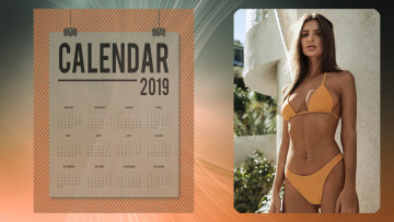 Картинка календари девушки купальник взгляд женщина