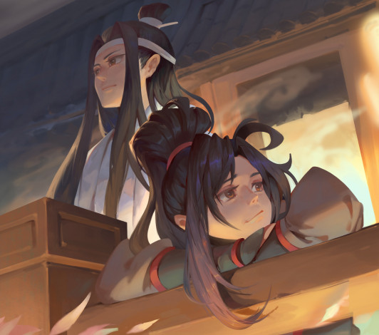 Обои картинки фото аниме, mo dao zu shi, the, untamed, неукротимый, повелитель, чэньцин, мосян, тунсю, mo, dao, zu, shi, магистр, дьявольского, культа