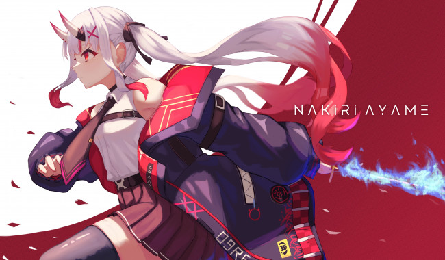 Обои картинки фото аниме, virtual youtuber, виртуальный, ютубер