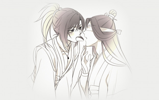 Обои картинки фото сюэ ян и сяо синчень, аниме, mo dao zu shi, the, untamed, неукротимый, повелитель, чэньцин, мосян, тунсю, mo, dao, zu, shi, магистр, дьявольского, культа