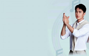 Картинка мужчины wang+yi+bo актер рубашка свитер