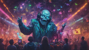 Картинка фэнтези нежить нейросети графика нейроарт ai art нейронные сети рисунки нейро искусство