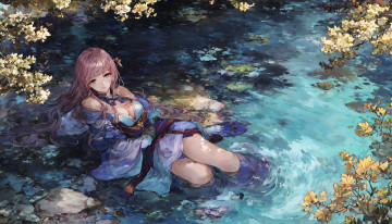 Картинка аниме пейзажи +природа нейросети графика нейроарт ai art нейронные сети рисунки нейро искусство