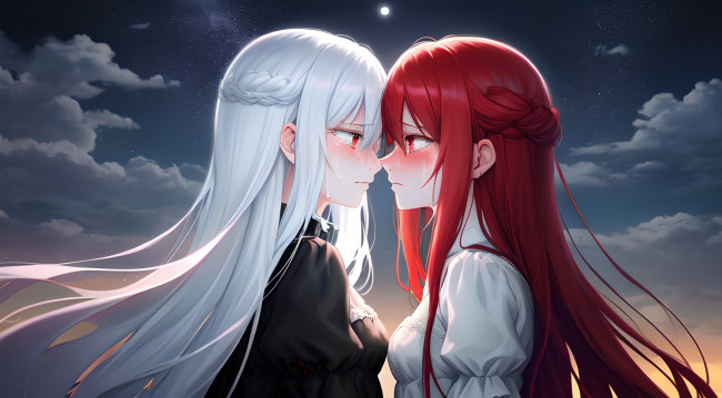 Обои картинки фото аниме, unknown,  другое , нейросети, графика, нейроарт, ai, art, нейронные, сети, рисунки, нейро, искусство