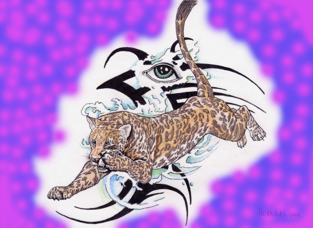 Обои картинки фото gepard, рисованные