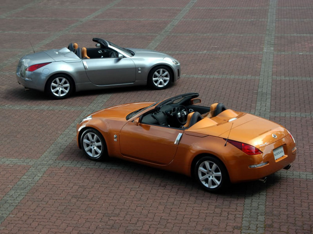 Обои картинки фото nissan, 350z, coupe, автомобили, datsun