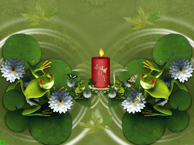 Обои картинки фото для, легио, подарок, рисованные, животные, лягушки