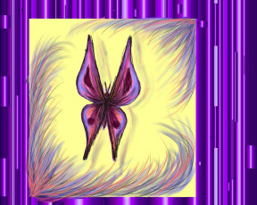 Картинка рисованные животные бабочки