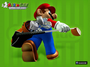 обоя mario, golf, toadstool, tour, видео, игры