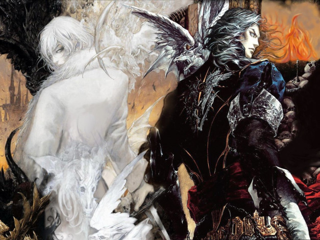 Обои картинки фото аниме, angels, demons