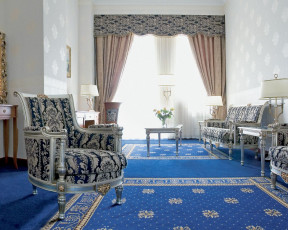 обоя интерьер, гостиная