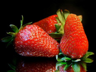 Картинка еда клубника земляника