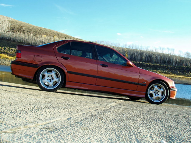 Обои картинки фото bmw, m3, sedan, e36, автомобили